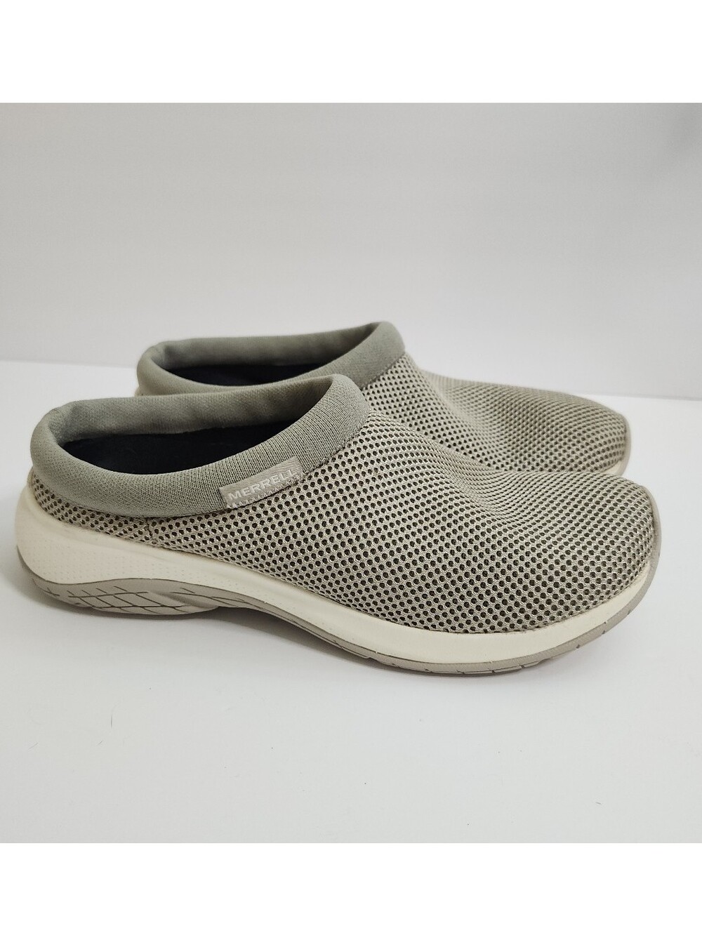 Merrell Encore Breeze 5 Slip On Mule Clogs Float Pro Mesh in Aluminum Womens 9US